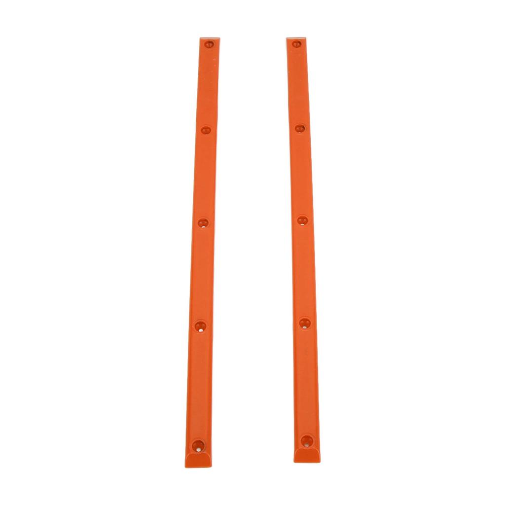 Rib Bones Rails Wear Resistant Durable Stable Flexible Glossy Appearance Longboard Rails Ribs BonesOrange