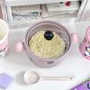 Ins Cute Contrasting Color Ceramic Instant Noodle Bowl with Lid Good-looking Rice Bowl Binaural Soup Bowl Student Dormitory Instant Noodle Bowl