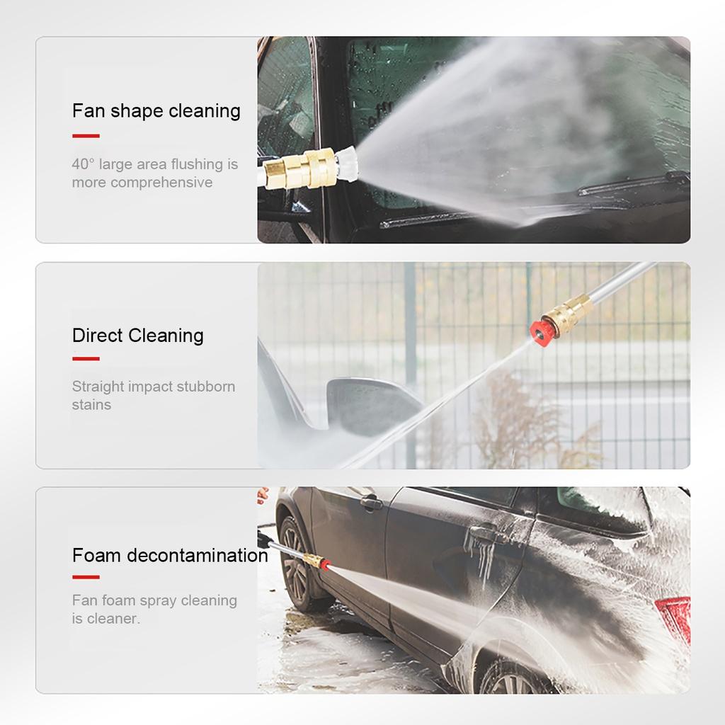 650W Cordless High Pressure Washer Spray Water Gun Pressure Water Nozzle Car Wash Cleaning Machine 37 x 10 x 25cm