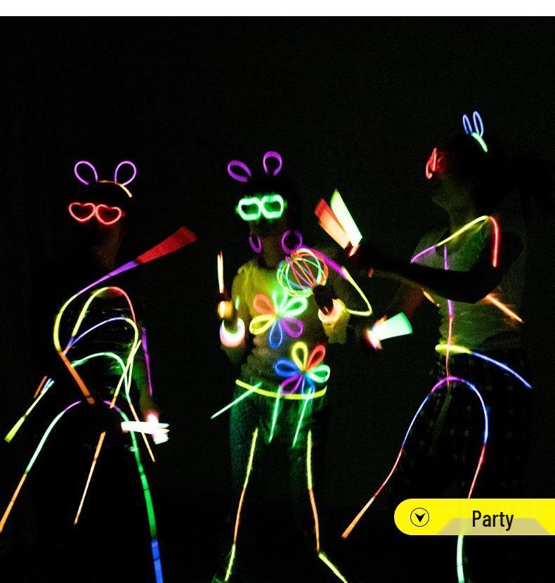 Kinder Knicklicht Armband - Buntes Leuchtendes Partylicht