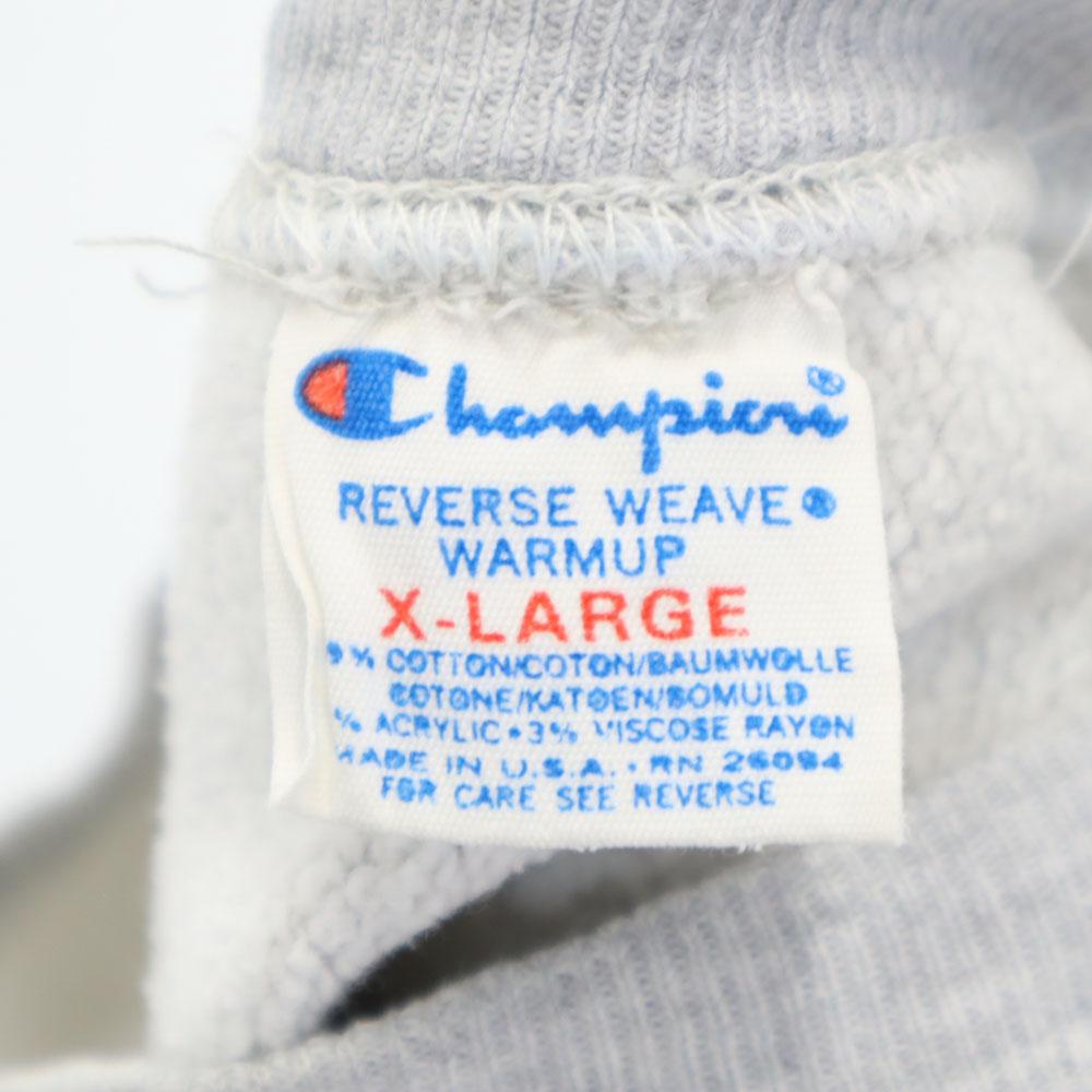 Champion 80s Made in USA Tricot Tag Vintage College Long sleeve Reverse Weave Sweatshirt trainer Men's Used