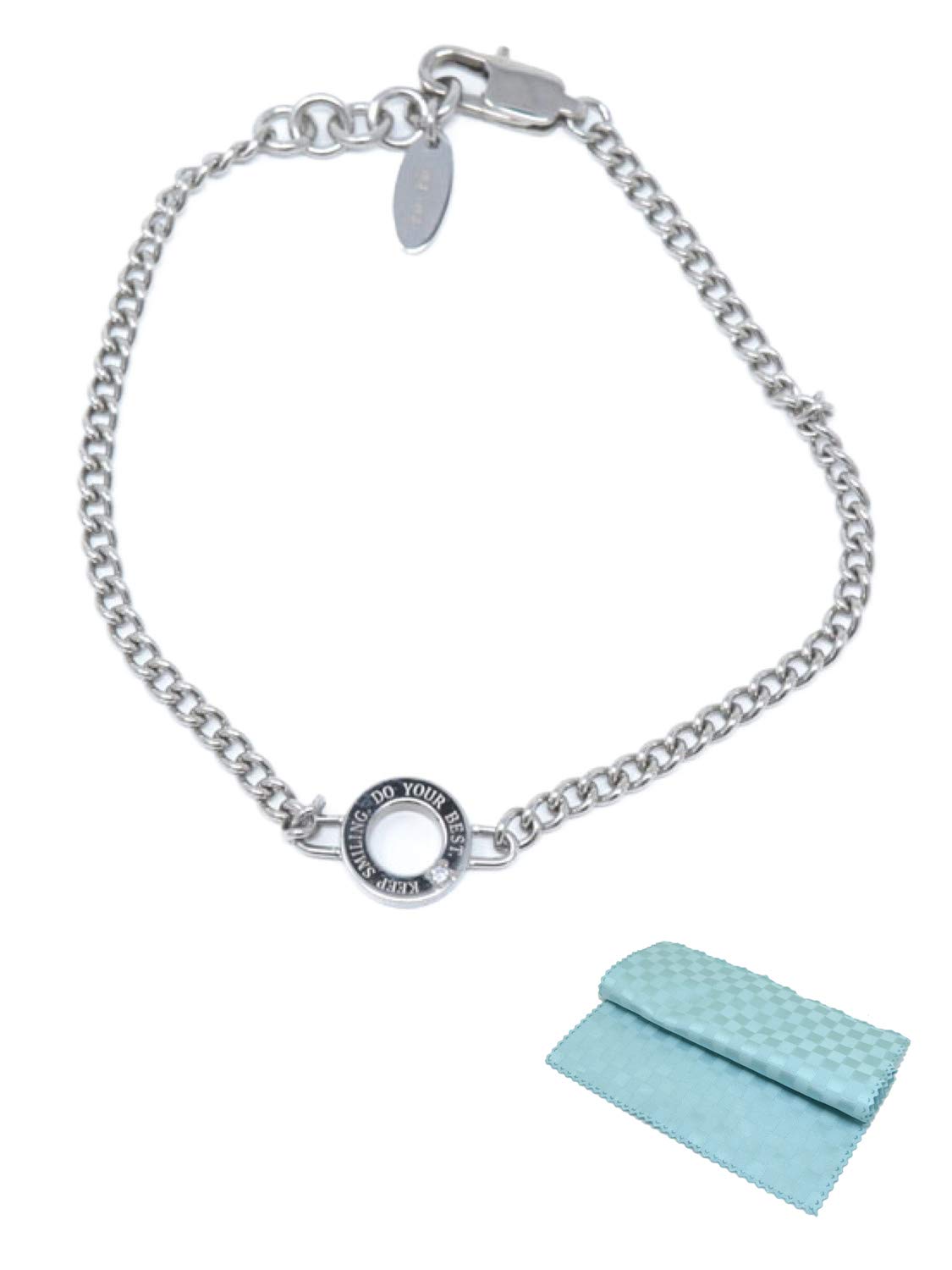 

phiten Fefe Titanium Bracelet Phiten Bracelet Size 40 Authentic Bracelet and Jewelry Kotobuki Polishing [Fefe] fe-fe Women s (1 Cloth)