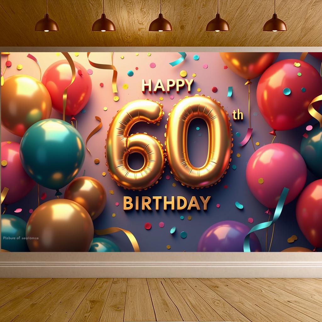 Decoration Birthday background Balloon decoration Birthday event for Special occasion Adults Seniors