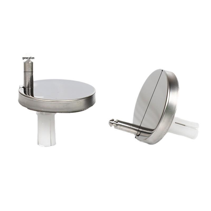 Universal Toilet Seat Screws and Fixing Nuts - Round Bottom-Mount Bolts