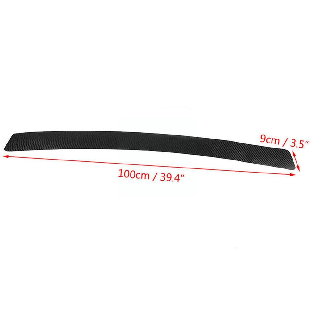 100cm Car Trunk Door Sill Plate Protector Rear Bumper Rubber Strip Pad Mouldings Cover Styling Guard Scraper Car