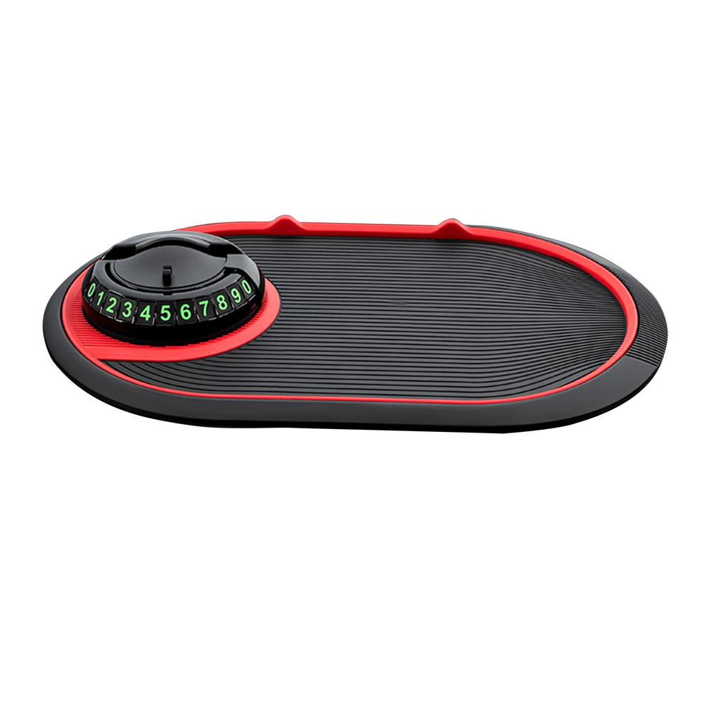 Multifunctional 4in1 Car Mobile Phone Antislip Mat Can Hide The Moving Number Plate Mobile Phone Navigation Holder
