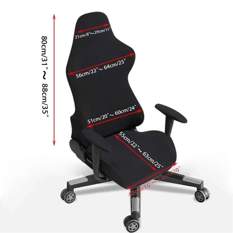 Spandex Gaming Chair Cover Elastic Stretch Office Chair Slipcovers Armchair Seat Covers for Computer Slipcovers Housse De Chaise