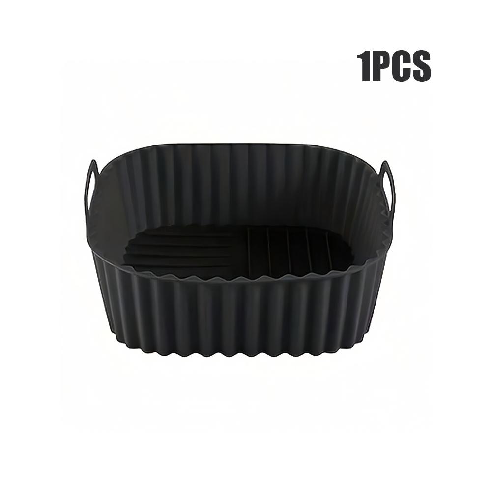 

Многоразовые подставки для сковородок для аэрофритюрницы Аксессуары Силиконовые фритюрницы Духовка Противень для выпечки Пицца Курица Аэрофритюрница Антипригарное силиконовое покрытие Форма