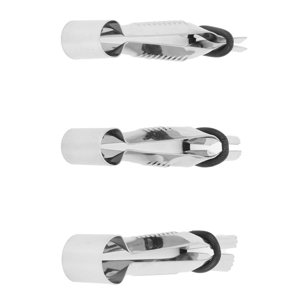 3pcs Stainless Steel Cake Crimper Cake Making Decorating Clamp Mould DIY Baking Tools