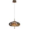 Light Luxury Glass Lamp 3-head Dining Room Chandelier Antique Brass Lamp Bar Lamp Tea Room Small Chandelier Cafe Chandelier
