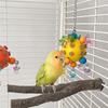 Pet Bird Tooth Chew Toy Natural Corks Puzzle for Cockatiel Conure Cockatoos Teeth Grinding Perfect for Cage Bird