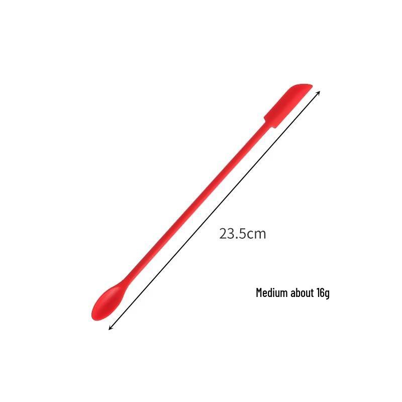 Mini Dual-Ended Silicone Spatula for Lotion & Residue Removal