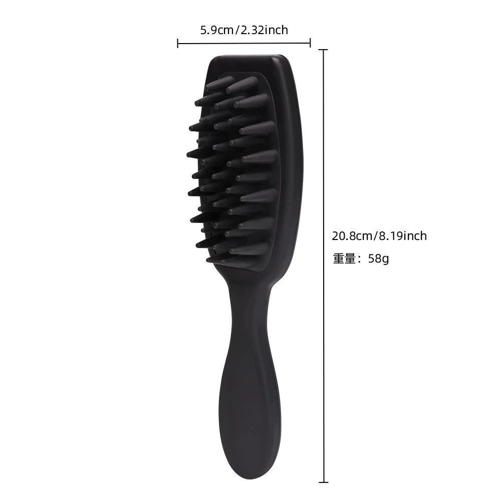 Silicone Shampoo Brush Scalp Massage Brush Hair Washing Comb Long Handle Head Massager Bath Exfoliating Body Scrubber