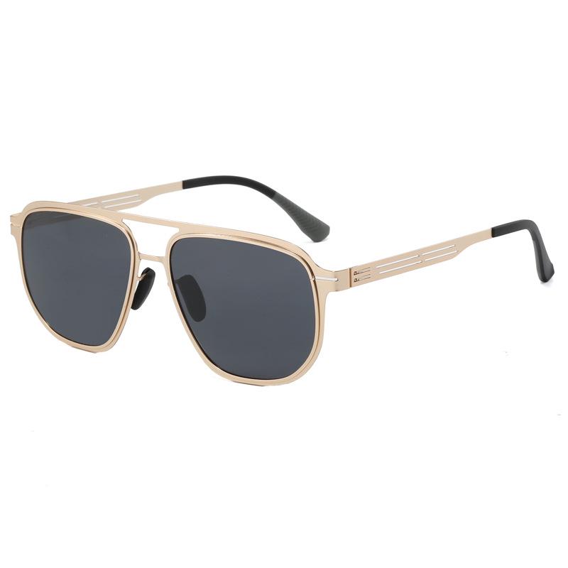 

New Trendy Men s Polarized Driving Sunglasses – Night Vision, Large Frame, Metal Double Bridge, Cycling Pimpish Design
