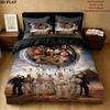 Stargate SG-1 Vzor Povlečení Sada Prošívaných Dek Quilt Cover Povlak na Polštář Domácí Dárek k Narozeninám(1 * povlak na peřinu + 2 * povlak na polštář, bez jádra)