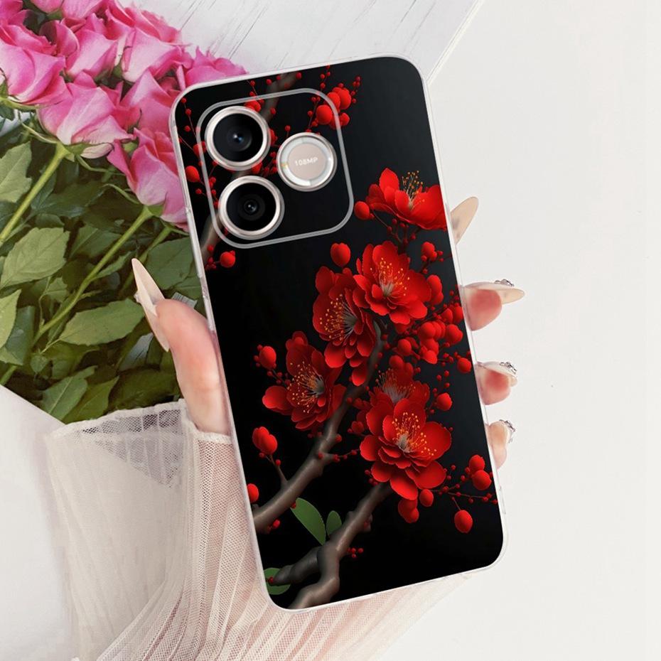 Cute Printing Phone Case For Honor 600 Lite 5G Soft Silicone TPU Cases For Honor600 600Lite Covers Bumpers