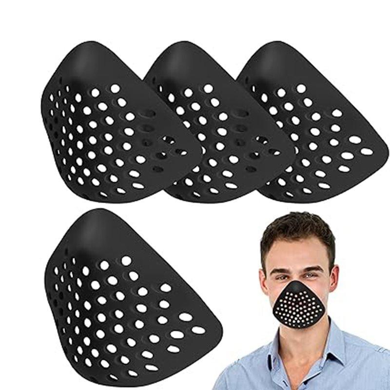 2025 Trend For Halloween For Halloween Cosplay 4Pcs 3D Silicone Mask Inner Bracket, Face Shell Support Frame