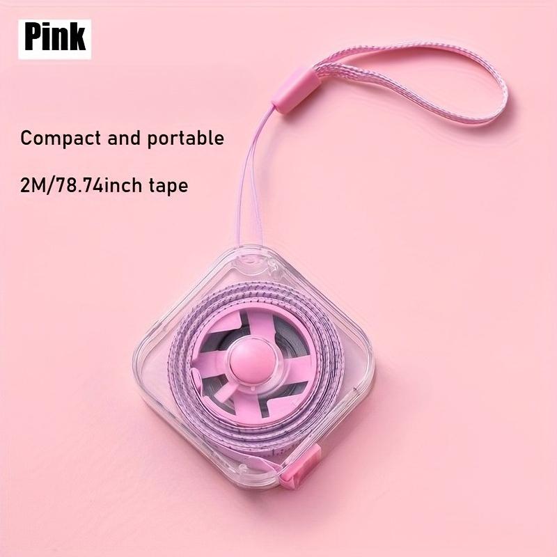 2-meter Mini Metric and Imperial Durable Measuring Tape Multifunctional and High-precision Household Shrinkage Measuring Tape