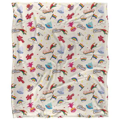 Trolls Love For All Silky Soft Touch Blanket