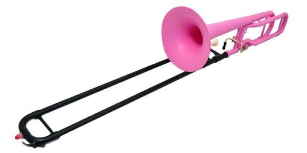 PLAYTECH Tenor Bass Trombone, ABS Resin, Pink, PTSL110PK