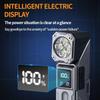 Handheld High Power LED Flashlight Portable Magnetic Work Lamp Rechargeable Digital Display RGB Torch Mechanic Work