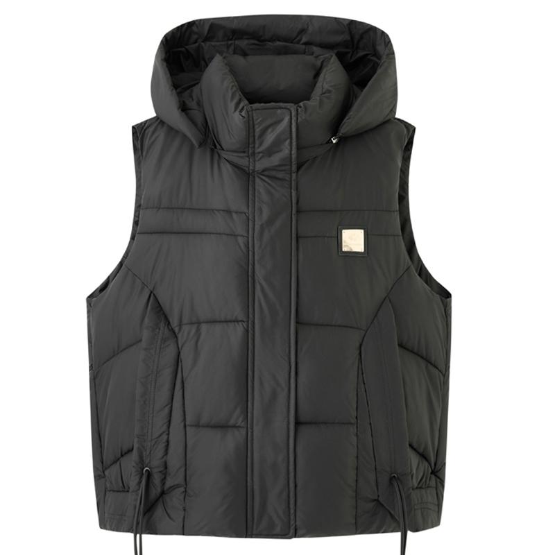 Fashion Winter Women's Vest Hooded Thick Warm Casual Sleeveless Jackets Woman Short Coat