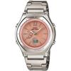 [Casio] Wave Ceptor Watch Solar Radio LWA-M160D-4A1JF Silver Pink