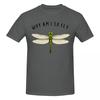 T-shirt Unisex Divertente Libellula 'Why Am I So Fly' di Tendenza Streetwear Girocollo Magliette in Cotone