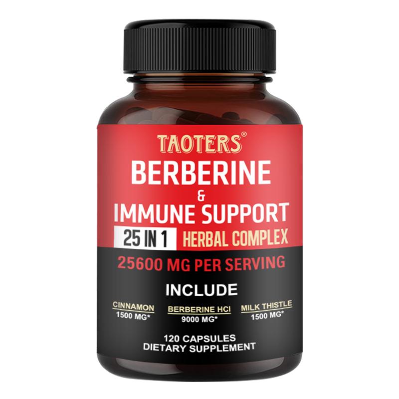 

Taoters Berberine Compound Capsules Regulate Cardiovascular Health 120 Capsules 120 capsules