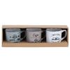 Ceramic Coffee Mugs 160ml 3-Piece Set