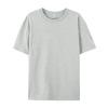 Women's Summer Breathable Plus Size Solid Colour Round Neck Bottom Casual Sports T-Shirt