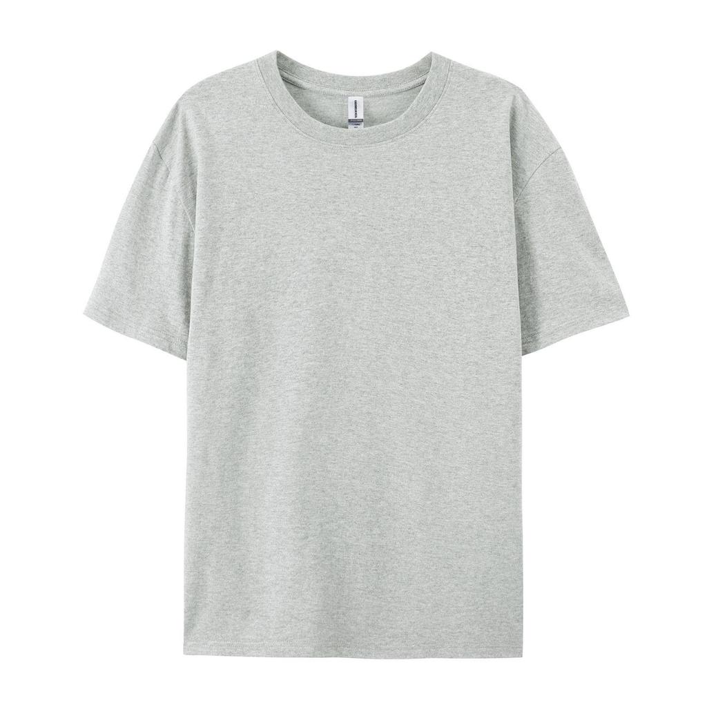 Women's Summer Breathable Plus Size Solid Colour Round Neck Bottom Casual Sports T-Shirt