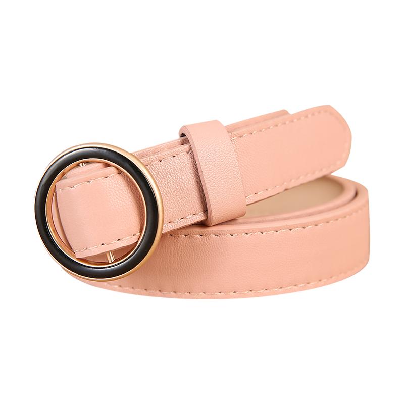 Ladies Fashion Accessories Durable Leather Belt PU Girl Dress Leather Belt