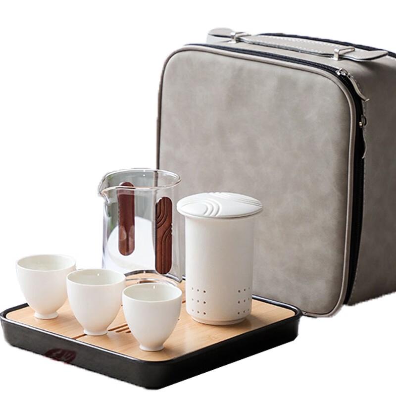 

DARUNYAO Glass Travel Tea Set