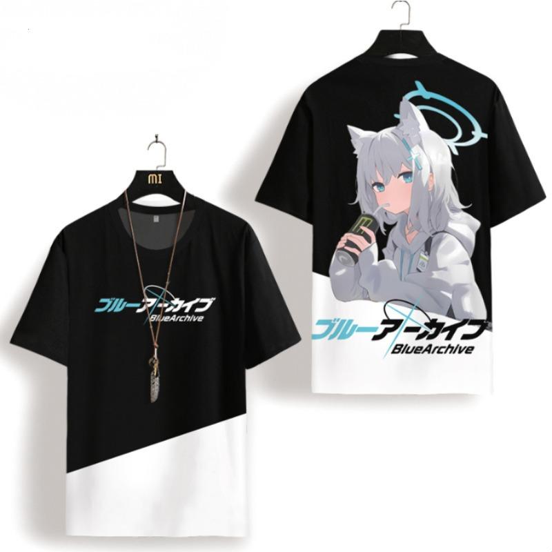 Japanese Girl 3D Print T-Shirt For Men Cool Pattern T-Shirts Summer Loose Women Short Sleeve Tees