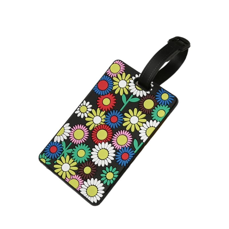Suitcase Tags Luggage Tags Baggage Backpack Soft Tags with Loop Name ID Address Card Baggage Identifier Travel Accessory