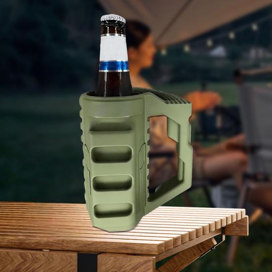 Yousheng Assault-Style Tactical Insulation Sleeve Portable Lightweight Party Beverage Holder with Bottle Opener Beer Bottle 12oz Slim Cans Holder