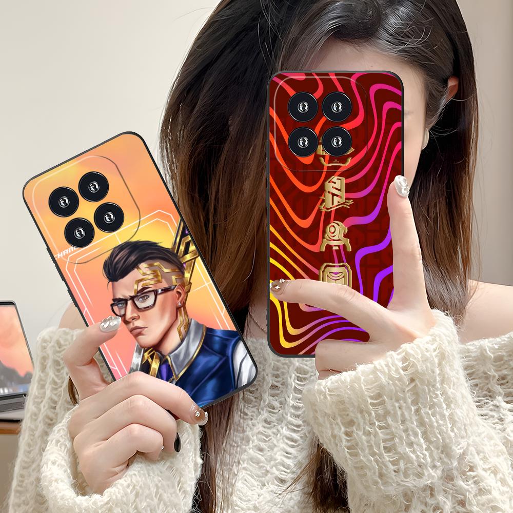 Valorant Chamber Mobile Phone Case for Xiaomi 15 14 13 12 Mi 11 T Ultra Lite Pro S X 5G Colour Protective Pretty Luxury Cover