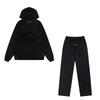 FEAR OF GOD ESSENTIALS Flocked Letter Hoodie Loose Fit Fleece Sweatshirt Youth Casual Wear