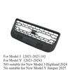 Rear Air Outlet Cover for Tesla Model 3 Y Upgraded Version Dust Cover Back Conditioner Outlet Grille Protection Trim Accessories