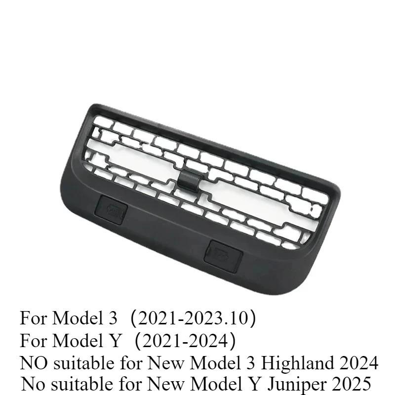Rear Air Outlet Cover for Tesla Model 3 Y Upgraded Version Dust Cover Back Conditioner Outlet Grille Protection Trim Accessories