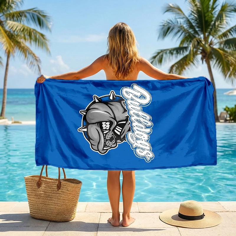 Canterbury-Bankstown Bulldogs Fashion Beach Towel Portable Soft Quick Dry Towel For Swimming Camping Holiday Use