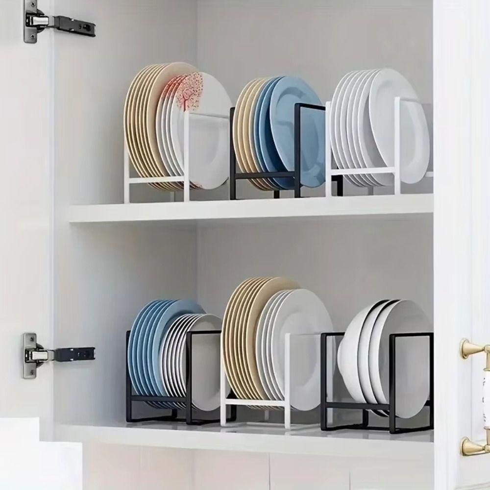 Vertical Plate Cutlery Organizer Large/Small Cabinet Tray Rack  for Dinner Utensils