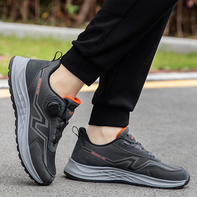 Mesh Atmungsaktive Drehschnalle Damen Sneaker Jugend Outdoor Laufschuhe Herren Sportmode Lässig Passende Schuhe 35-45