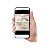 Kashimura Smart Camera, Dual Lens/Pan/Swivel, Automatic Tracking, Full HD, Smartphone Remote Control, Recording, Two-Way Audio, Motion Detection, Infr