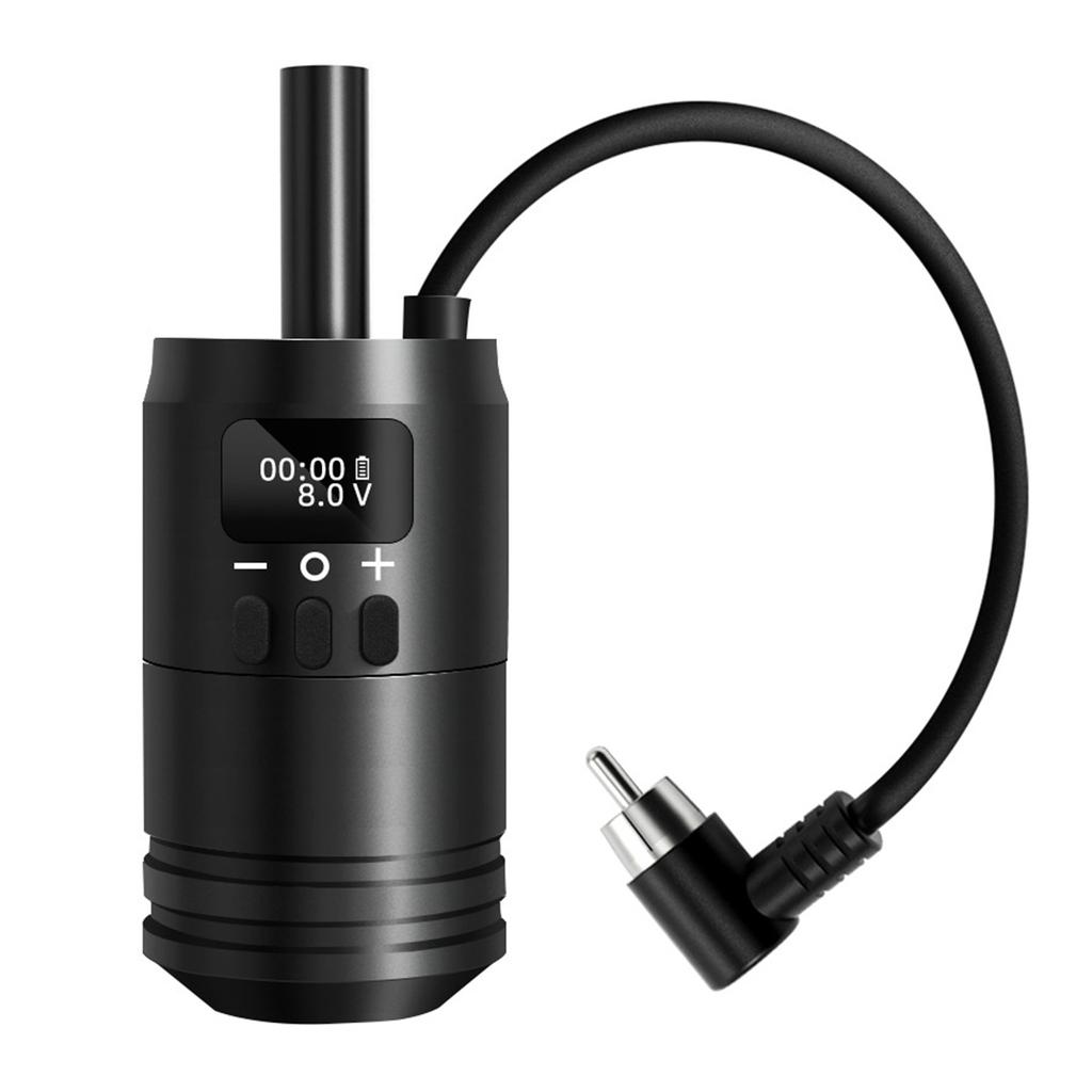 1600mAh Battery Wireless Tattoo Battery Grip Display Remaining Battery 4-12V Tattoo Supplies for Tattoo Artists