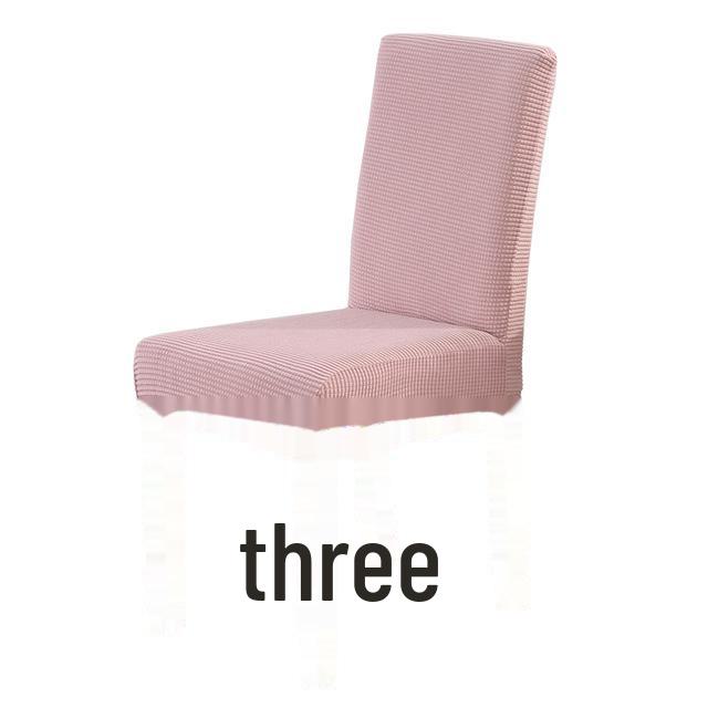 Elastic One-Piece Chair Cover for Home and Hotel Dining Chairs