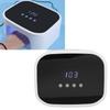 Nail Lamp 168W Large Screen Digital Display 42pcs Light Chips Fast Drying LED Nail Dryer 100‑240V US Plug