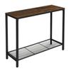 Industrial Console Table Loft Narrow Shelf Metal for Hallway Living Room 100X35X80 Cm Begryf