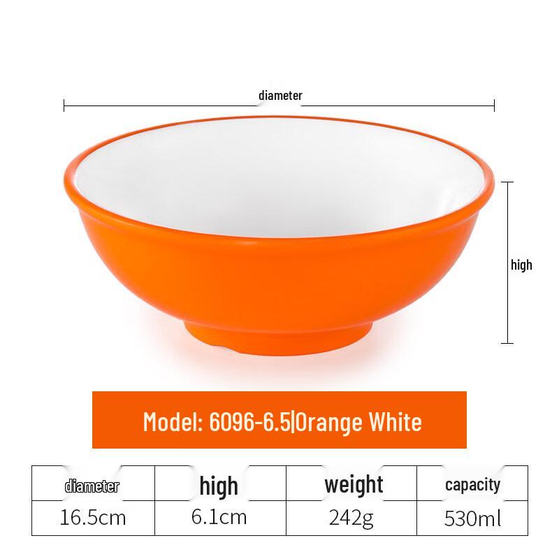 Nordic Style Melamine Deep Bowl Set